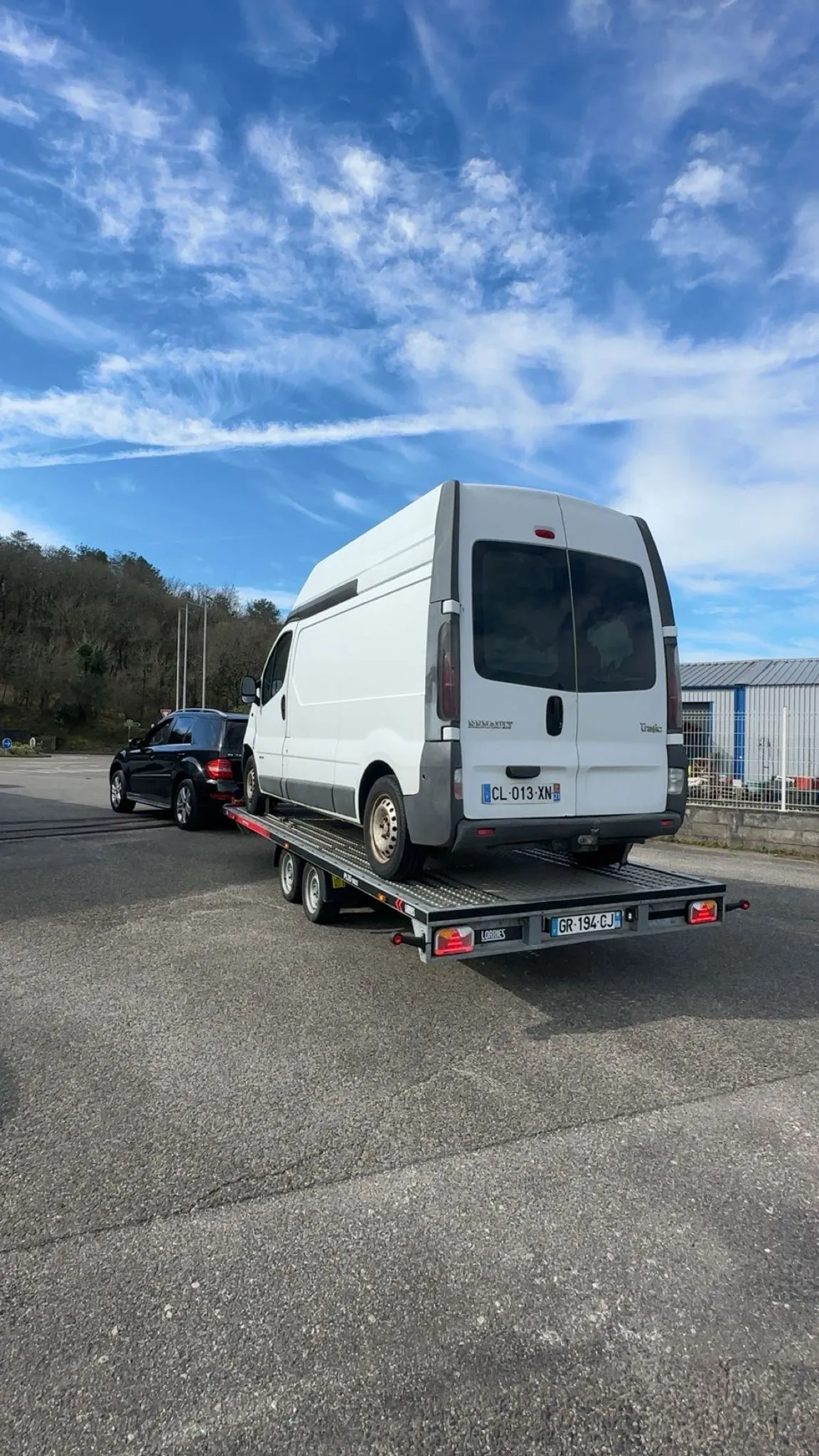 Transport véhicule Toulouse - Plateau sécurisé
